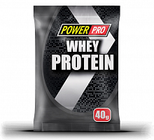 Смесь сывороточных белков (Whey Protein) 40г (0,04кг, клубника, 9*1*13)